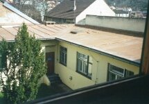 Rear tract of the building